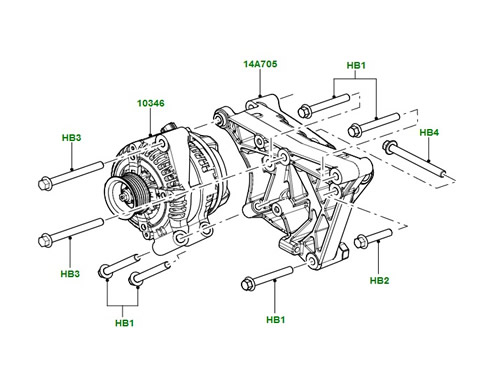 Alternator & Mountings