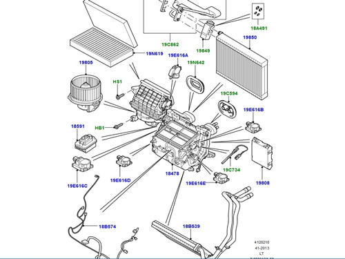 Heater Blower Air Vents & Ducts